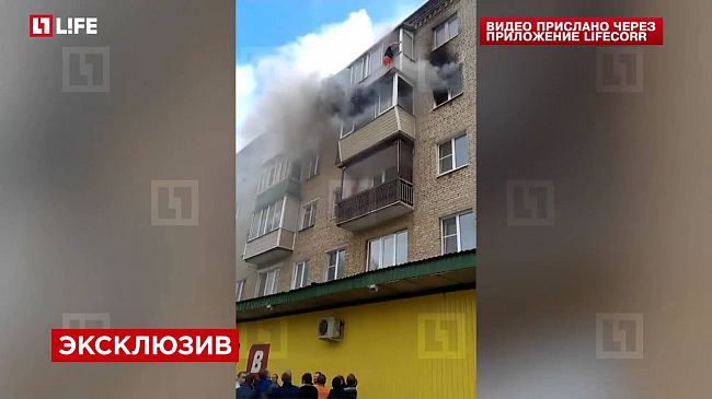 Во Владимирской области семья с детьми выпрыгнула из окна, спасаясь от огня