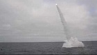 Пуски ракет-торпед ТАРКР &laquo;Петр Великий&raquo; в Баренцевом море
